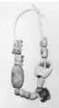 String of beads, Bone, serpentinite, shell